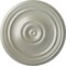 Ekena Millwork Reece Ceiling Medallion (Fits Canopies up to 6 3/4"), Hand-Painted Flash Copper, 21"OD x 1 1/4"P CM21REFCS - alternate 1